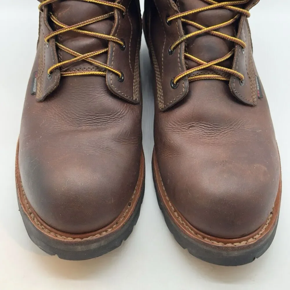 Red Wing LoggerMax 620 Boots Men's 13D Brown Waterproof Leather ASTMF2892-11 EH